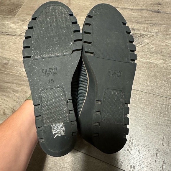 Eileen Fisher Marie Slip On Cushioned Wedge Grey Graphite 7.5 NWOB - Picture 4 of 4